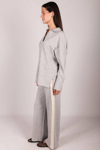 Butter Modal Collared Long Sleeve Top