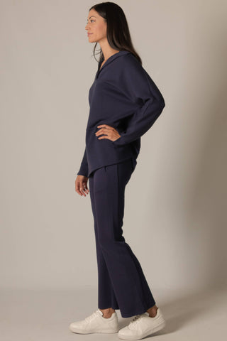 Butter Modal Collared Long Sleeve Top