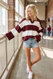 MAROON/WHITE