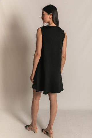 Butter Modal Sleeveless Flutter Skirt Mini Dress