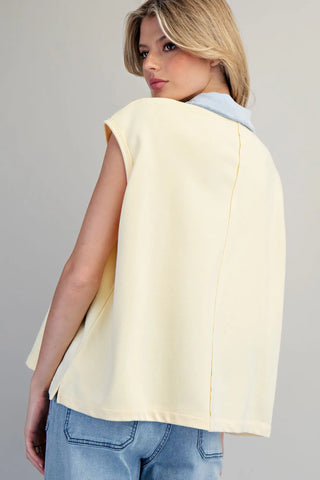 Tricia Terry Collared Top