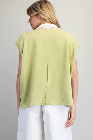 Tricia Terry Collared Top