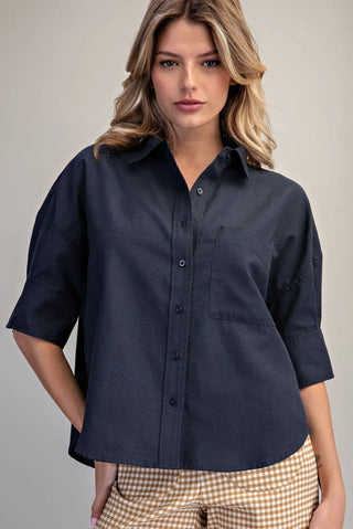 Becky Button Down