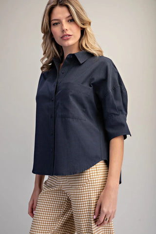 Becky Button Down