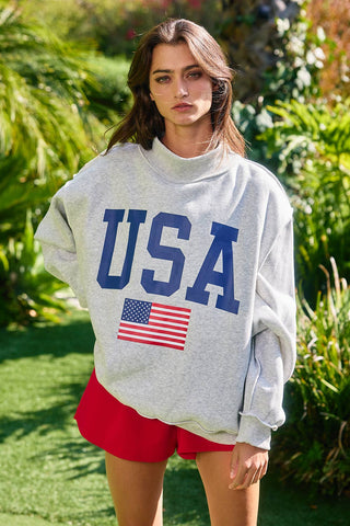 USA Reversible USA/America Graphic Sweatshirt