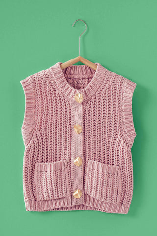 Chunky Knit Sweater Vest
