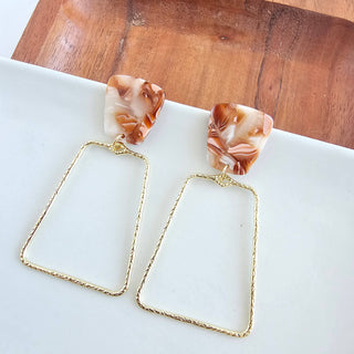 Ariana Earrings - Rust