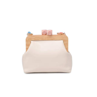 Talullah Rainbow Resin Handle Clutch/Crossbody Bag