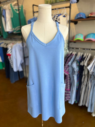 Addie Scuba Romper Mini Dress