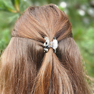 Claire Hair Claw Trio - Ivory & Slate