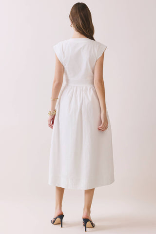 Connie Cap Sleeve Midi Dress