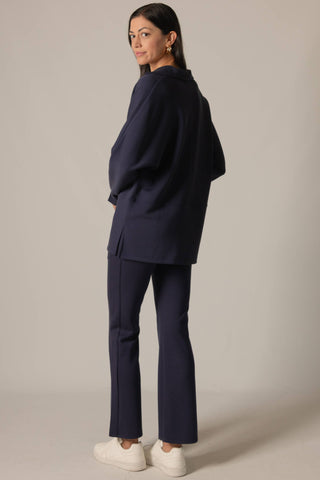 Butter Modal Collared Long Sleeve Top