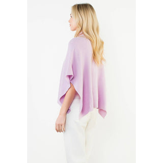 Ribbed Knit Poncho Top