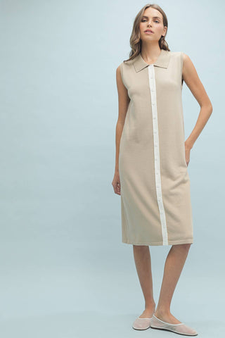 Nautical Tank Midi Dress