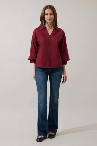 Chalet Button Down Top
