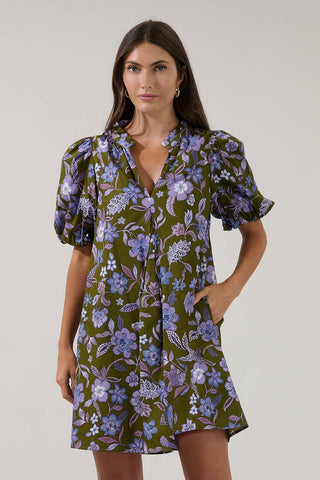 Aurora Shift Mini Dress Reverie