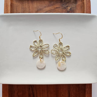 Maisy Earrings - Cream