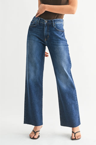 Scissor Cut Wide Leg