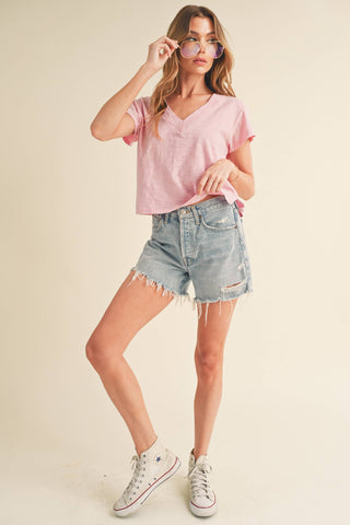 Tilly V-Neck Baby Tee