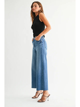 Scissor Cut Wide Leg - Denim