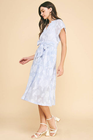 Darcy Floral Embroidered Midi Dress