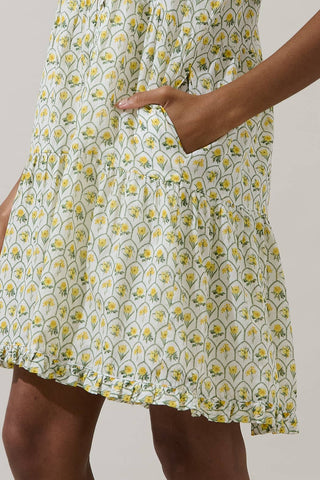 Trinny Floral Kara Shift Mini Dress