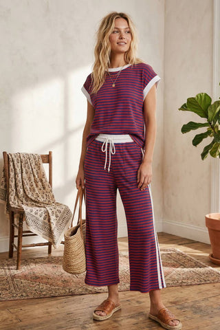 Ribbed Striped 4th of July Lounge Set