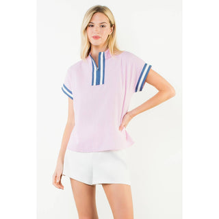 Kandice Half Zipper Top