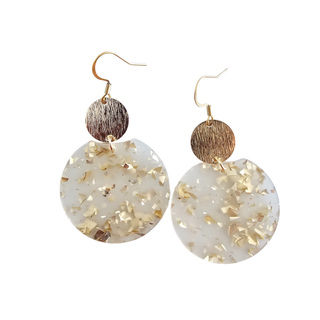 Zoey Earrings - Gold Flake