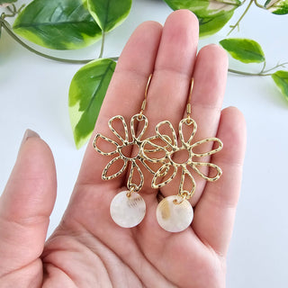 Maisy Earrings - Cream