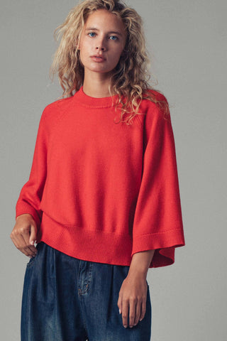 Batwing Sleeve Sweater Top