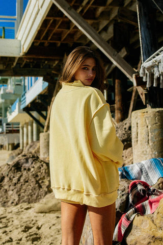 DILLYDALLY + LOLLY GAG| Reversible Mockneck Sweatshirt
