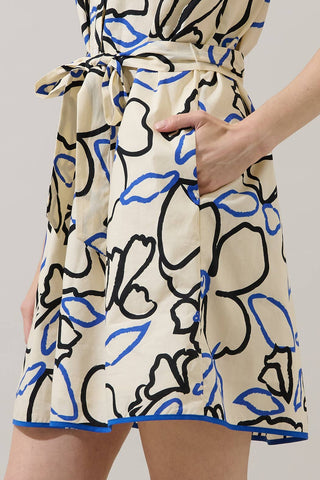 Tercy Floral Olera Ruffle Mini Dress