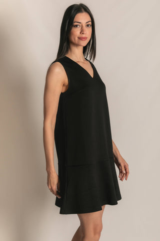 Butter Modal Sleeveless Flutter Skirt Mini Dress