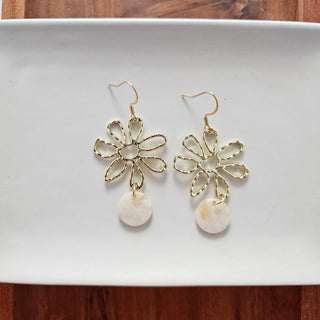 Maisy Earrings - Cream