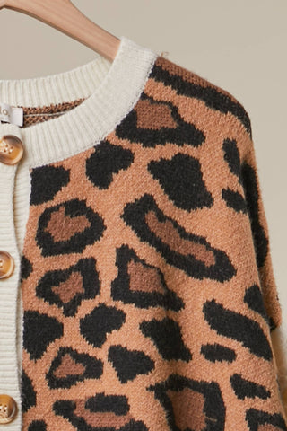 Brandi Mix Media Cardigan