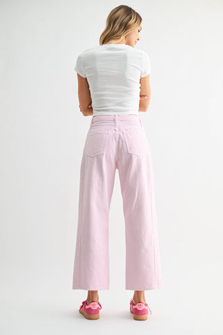 Pink Barrel Jean Twist