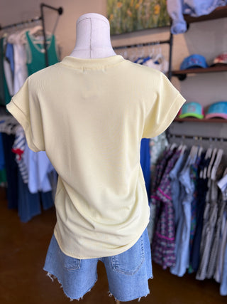 Cher Ribbed Top