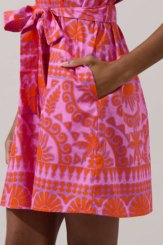 Tarie Tropical Ema Shift Mini Dress