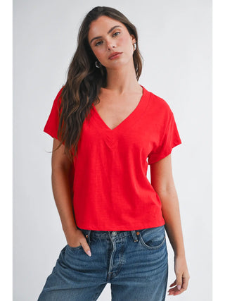 Tilly V-Neck Baby Tee
