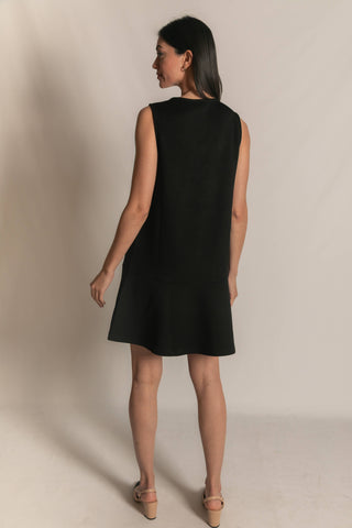 Butter Modal Sleeveless Flutter Skirt Mini Dress