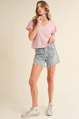 Tilly V-Neck Baby Tee