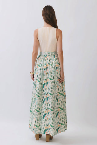 Karsen Contrast Maxi Dress