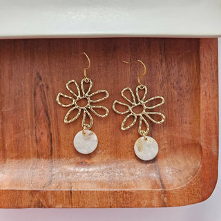 Maisy Earrings - Cream