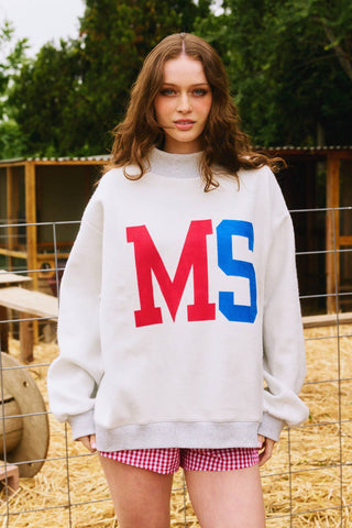 'MISSISSIPPI & MS' Reversible Sweatshirt