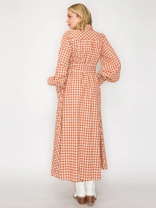 Gingham Daydream Maxi Dress