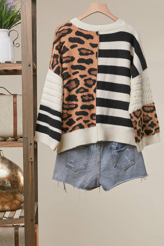 Brandi Mix Media Cardigan