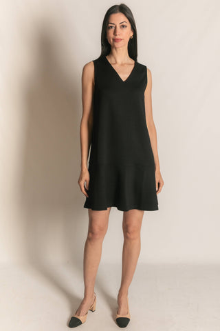 Butter Modal Sleeveless Flutter Skirt Mini Dress