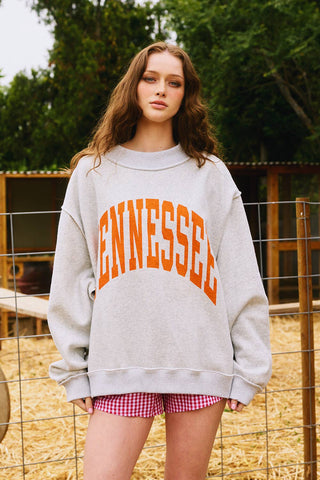 'TENNESSEE & TN' Reversible Mockneck