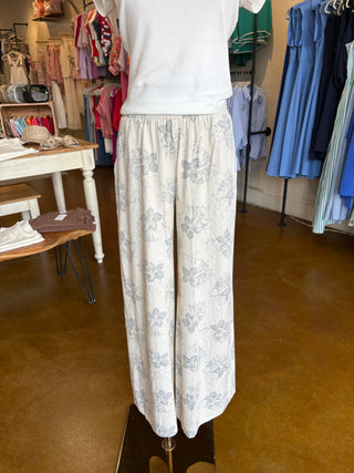 Anthro Wide Leg Linen Pants